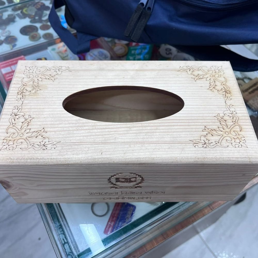 কাস্টম উডেন টিস্যু বক্স